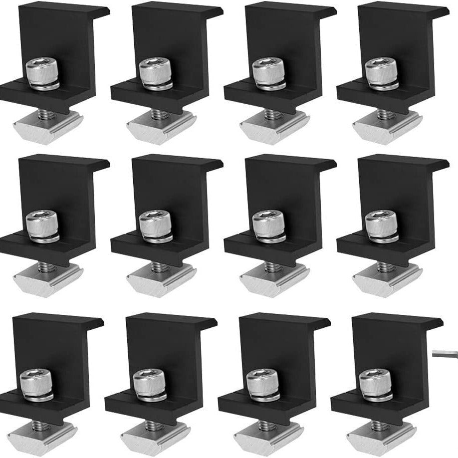 1000 pcs Middle Clamps and End Clamps for solar mounting strucutre