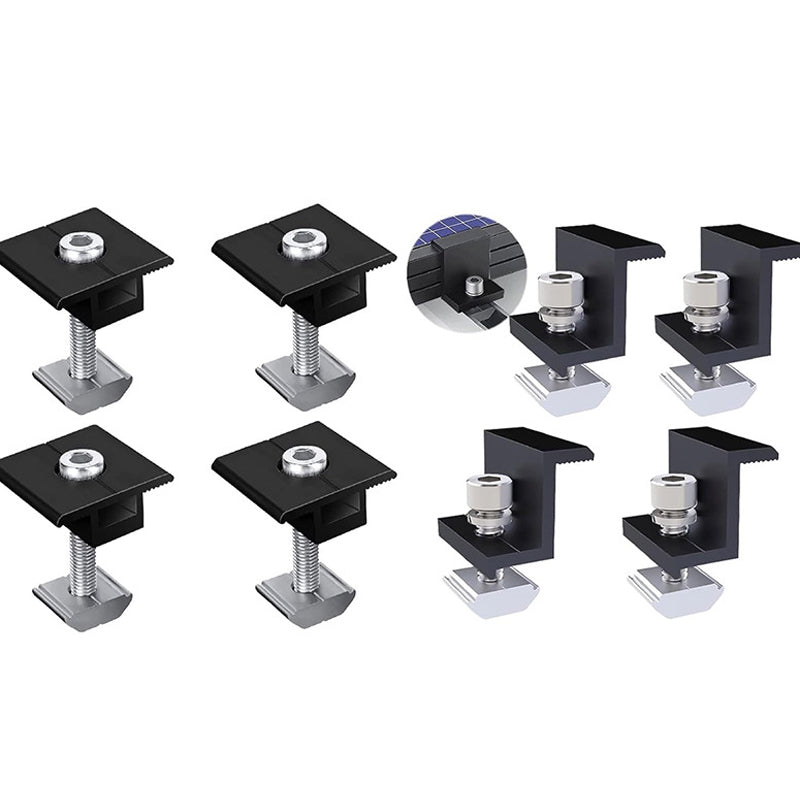 1000 pcs Middle Clamps and End Clamps for solar mounting strucutre