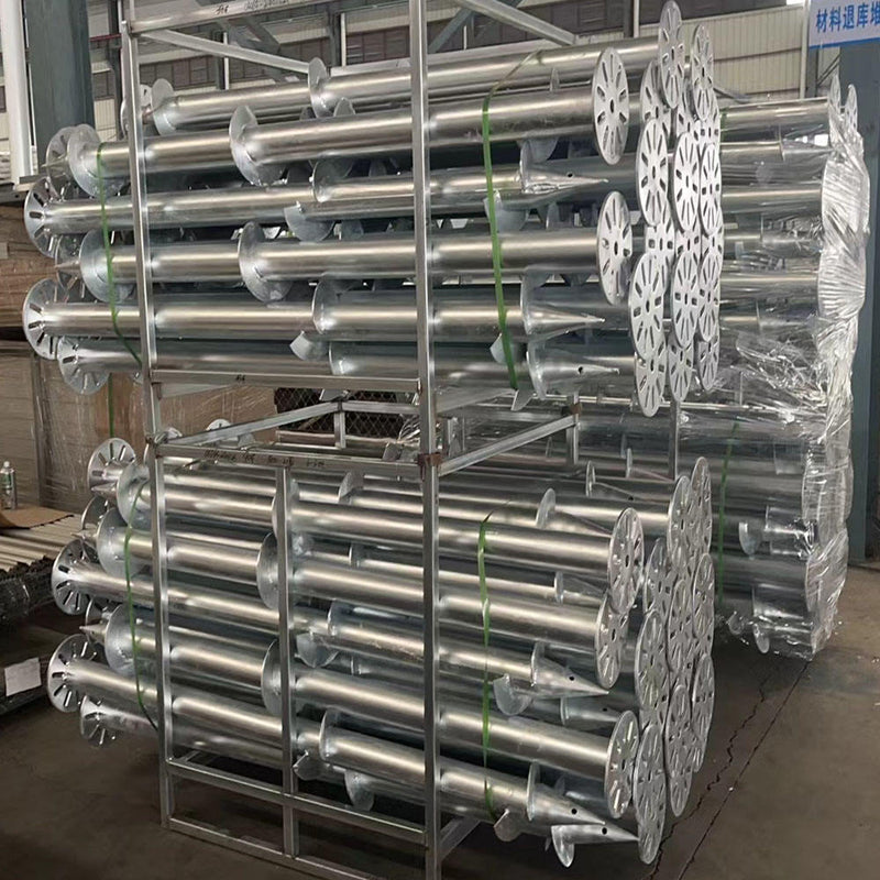 100units Ground Screw/Ground Screw Pile/Solar Land Mounting Ground Pole/Adjustable Solar Mounting System