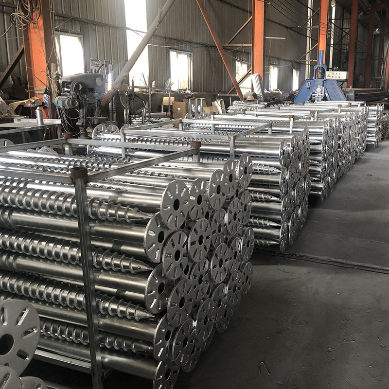 100units Ground Screw/Ground Screw Pile/Solar Land Mounting Ground Pole/Adjustable Solar Mounting System