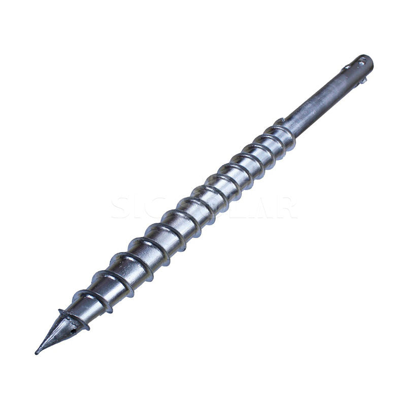 100units Ground Screw/Ground Screw Pile/Solar Land Mounting Ground Pole/Adjustable Solar Mounting System