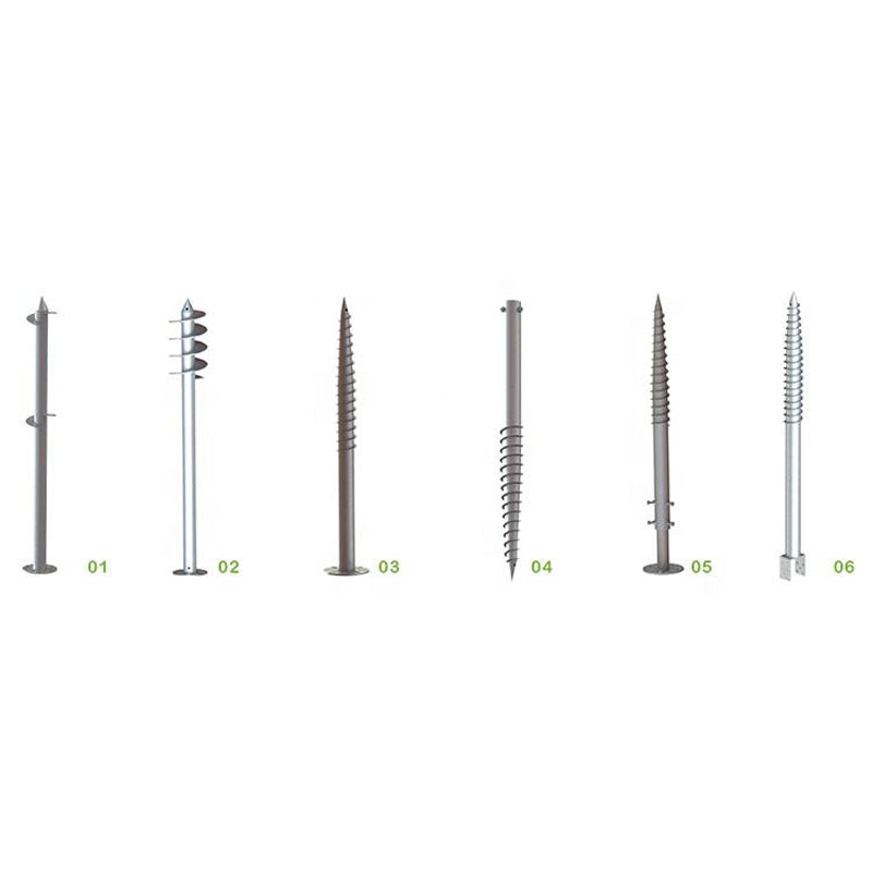 100units Ground Screw/Ground Screw Pile/Solar Land Mounting Ground Pole/Adjustable Solar Mounting System