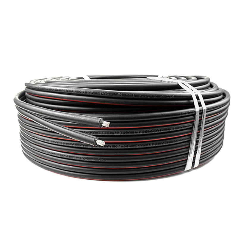 500 Meters TUV 62930 IEC 131 Double Core Solar DC cable 1500V