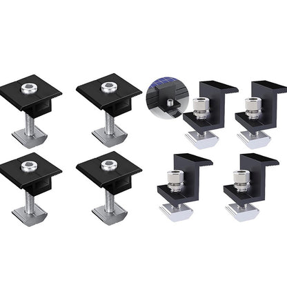 1000 pcs Middle Clamps and End Clamps for solar mounting strucutre
