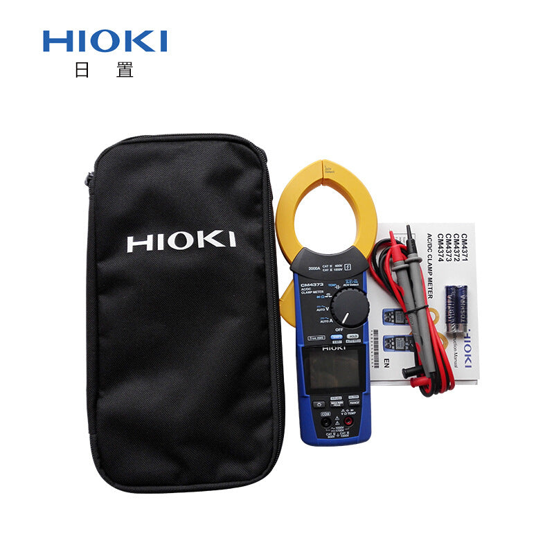 Pinza amperimétrica HIOKI CA/CC para evaluación automática de CA y CC hasta 2000 A