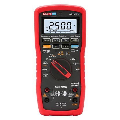 5 pcs Industrial Digital Multimeter, High Precision Universal Meter, Maintenance Electrician, Household Multi-meter, UT197PV (IP67 Protection Level)