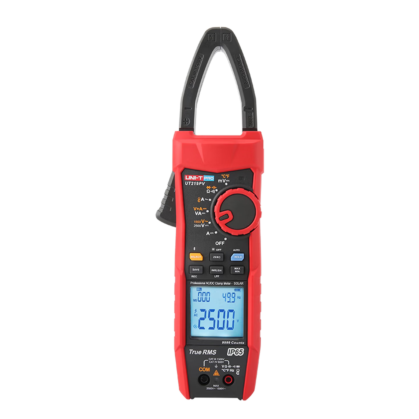 1 pc Industrial UT219PV true RMS digital clamp meter, AC/DC multimeter, high-precision clamp meter