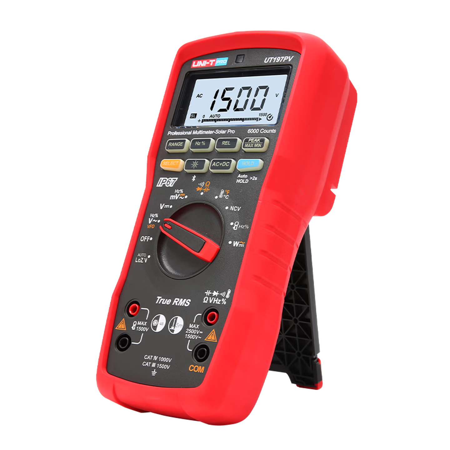 5 pcs Industrial Digital Multimeter, High Precision Universal Meter, Maintenance Electrician, Household Multi-meter, UT197PV (IP67 Protection Level)