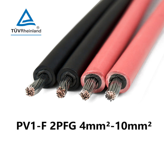 1000 meters PV1-F TUV 2PfG 1169 Solar DC cable single core