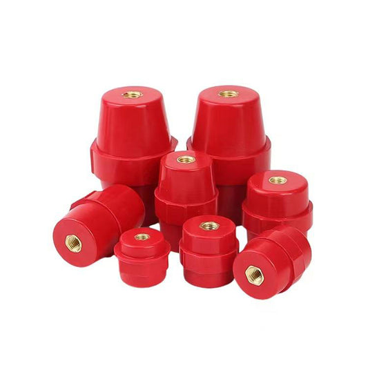 Aislador de barras colectoras eléctricas de baja tensión, serie SM, 50 unidades