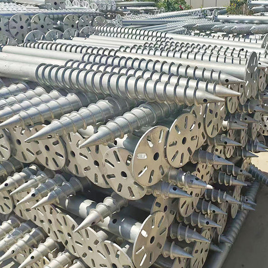 100units Ground Screw/Ground Screw Pile/Solar Land Mounting Ground Pole/Adjustable Solar Mounting System