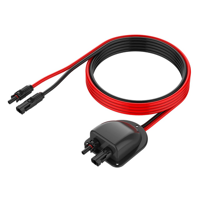 50sets Solar Weatherproof Entry Gland Entry Housing/Solar Extension Cable for Solar Connector Solar Project on RV, Camper, Boat, Van