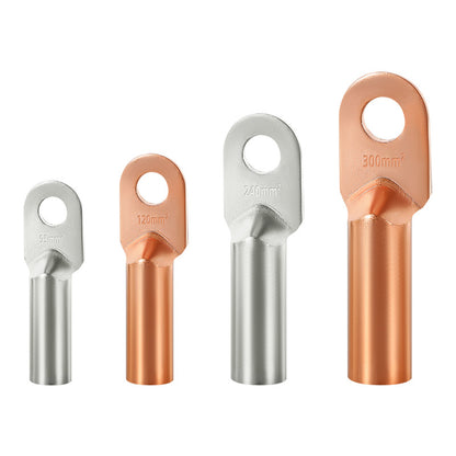 20 pcs DT series copper Terminals / Purple copper Terminal lugs / Tin plated Copper Terminal lugs