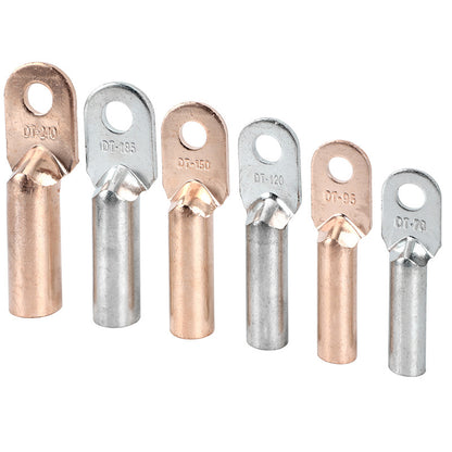 20 pcs DT series copper Terminals / Purple copper Terminal lugs / Tin plated Copper Terminal lugs