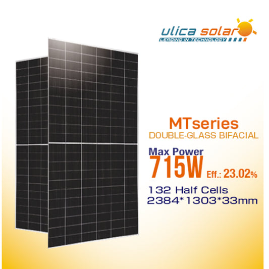 Ulicasolar Tier 1 N type Topcon and PERC Solar modules