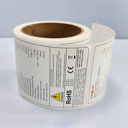1000 pegatinas con logotipo resistentes a altas temperaturas, etiquetas adhesivas impermeables para paneles solares.